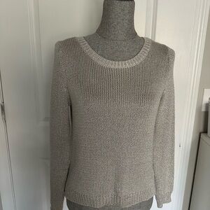 Women's Gray  with lured Sweater,size 4,H&M